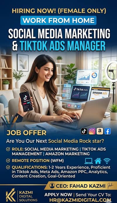 Hiring Females on different post