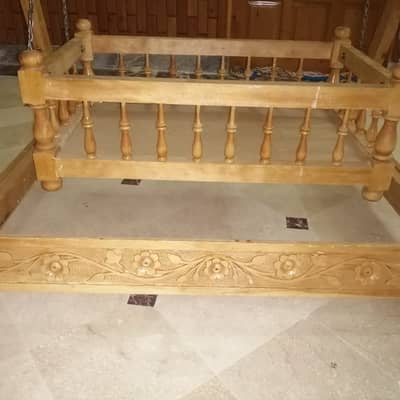 Deodar Wooden Kids Swing