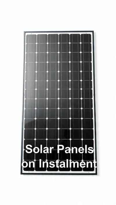 solar panel on easy installment  03124045101