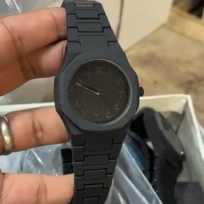 Black Arabic ura watch buy 1 get one free