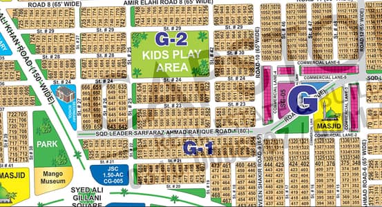 Prime Location Plot in Sector G Kanal CLOSE TO PARK and Ideal for Living & Investment
