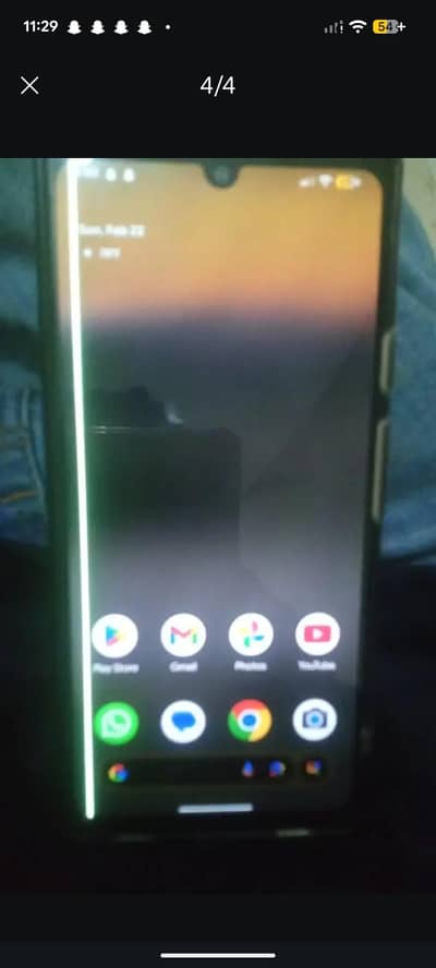 google pixel 6 a panel pr line hai Pura ok hai
