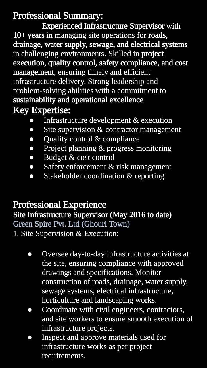 need job site supervisor 1