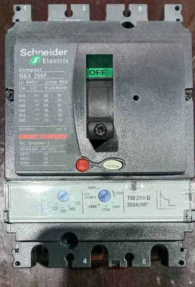 Schneider NSX 250A 3 Pole Breaker (MCCB) BRAND NEW ORIGINAL GUARANTEED