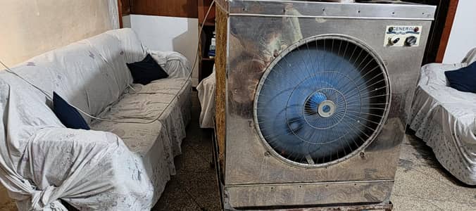 Steel body large room air cooler