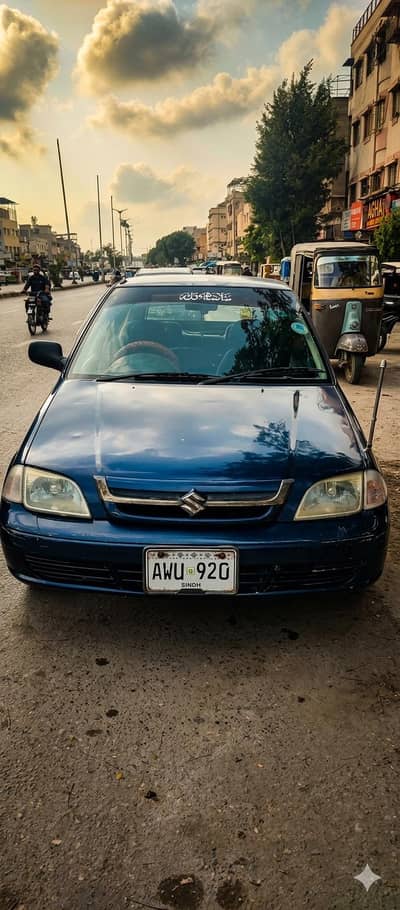 Suzuki Cultus 2012 blue color
