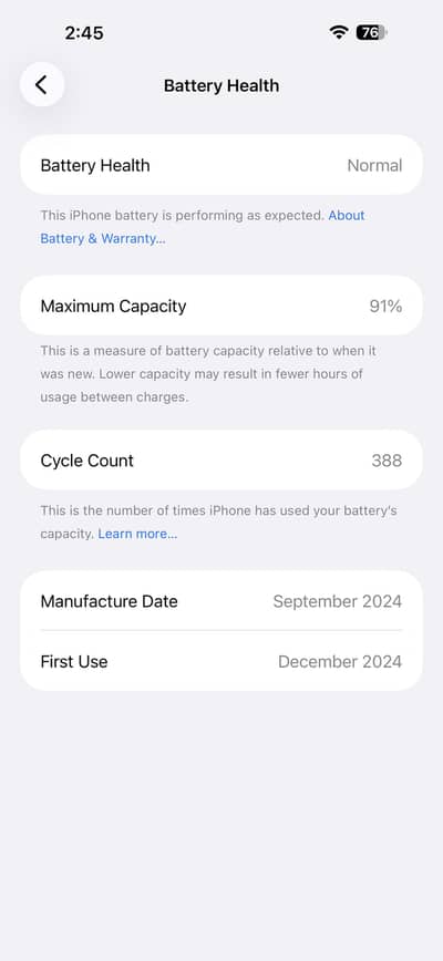 I phon 16 pro max jv lla 256 gb 10/9 full box sath ha