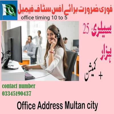 urgent required office staff