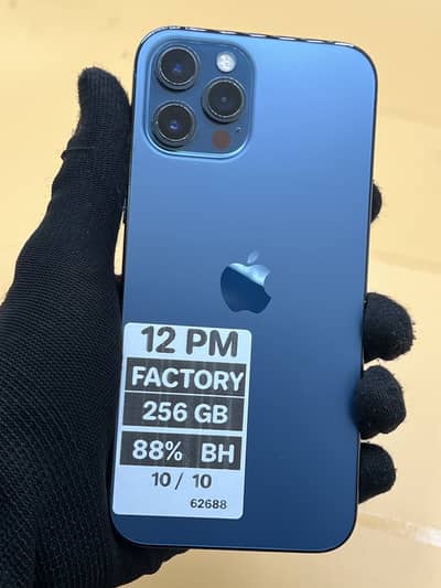 Apple iPhone 12 Pro Max 256 GB Factory unlock NoN PTA 88% BH