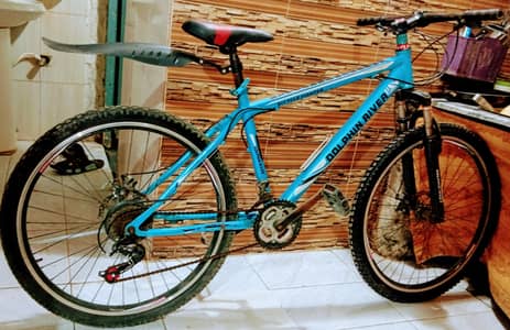 bicycle brand new 5 month used 26 inch original brand dolphin river