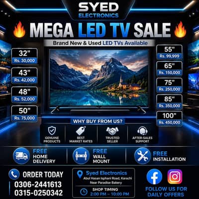 55" inches Samsung Smart led tv big screen size new model Available 20