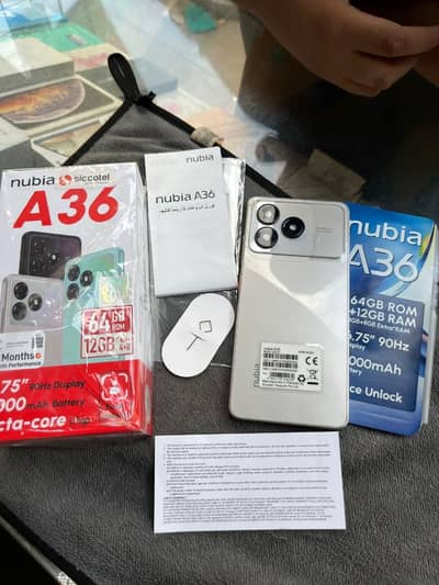 Nubia a36 approved with box