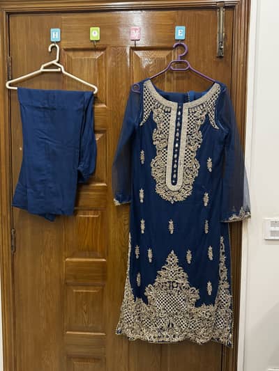 Blue dress