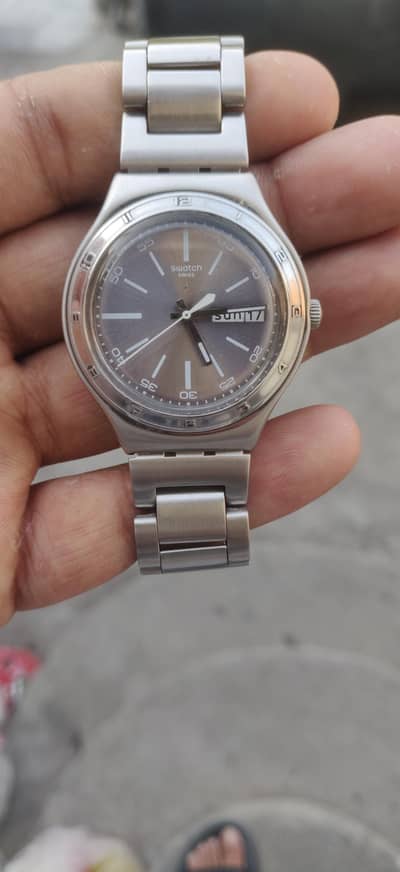 Swatch original day & date original swiss watch