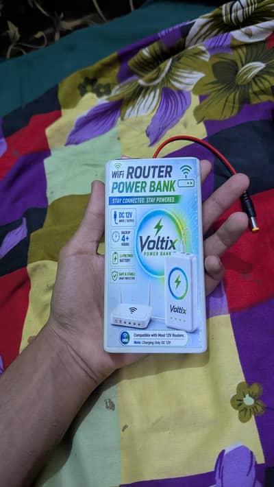 12V WiFi Router Power Bank / Mini UPS   Router - Internet Backup