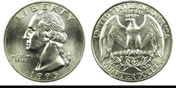 1995-D US Quarter
