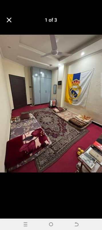 Shring room available for Rent 3 person room vip apartment rooms Satellite town Rawalpindi