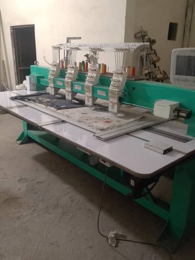 4 hd embroidery machine new condition 400 by 600