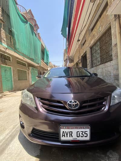 Toyota Corolla XLI 2012