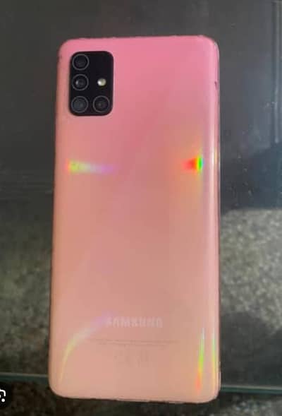 Samsung Mobile A51 with box dual sim pta approved