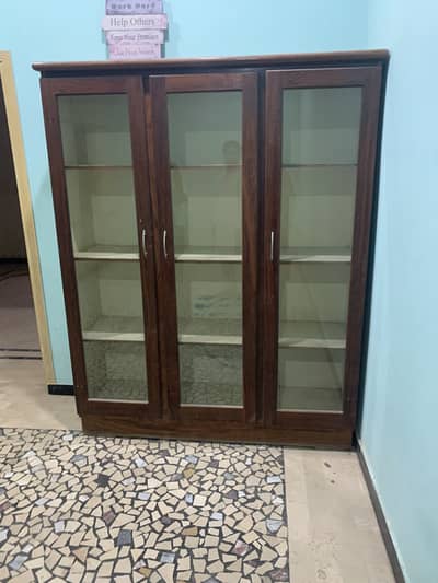 Pure sheesham wood show case
