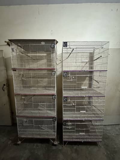 4 Portion heavy cages in excellent condition