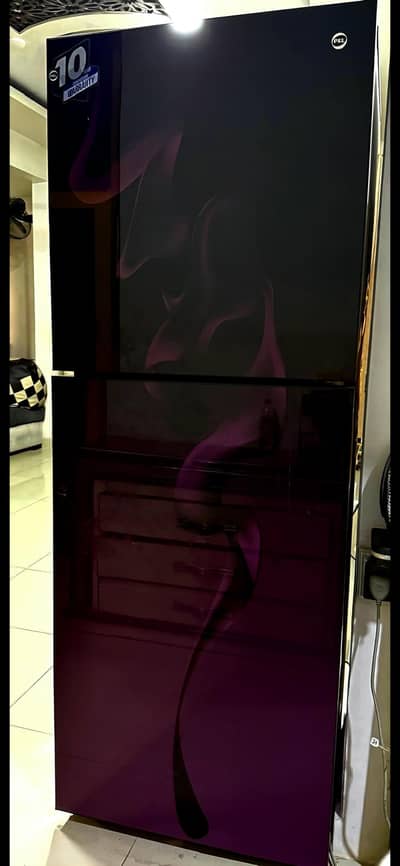 Pel Glass Door Refrigerator.  l PB-Purpl