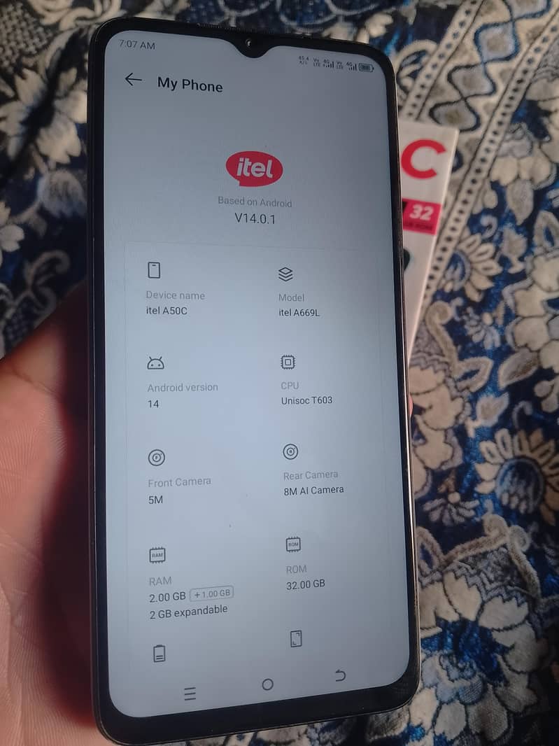 Itel A50C 4