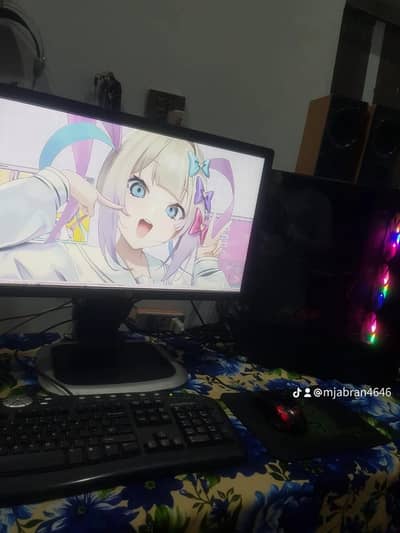 24inch 1080p qulity led key borde mauose all wair for pc