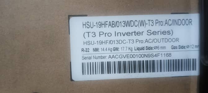t3 Haier new ac