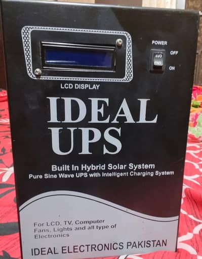 "Ideal A3 24W UPS for Sale – Double Battery, Excellent Condition"
