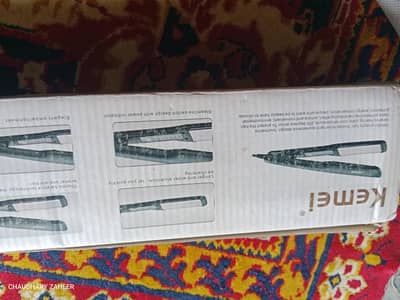professional Kemei hair straightener ak bar use kiya hei baki new hei