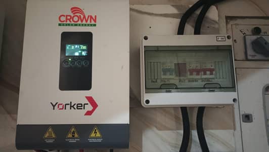 Crown Yorker 3.6kw Hyberd Solor Inverter with (Wifi & 3 Years Company)