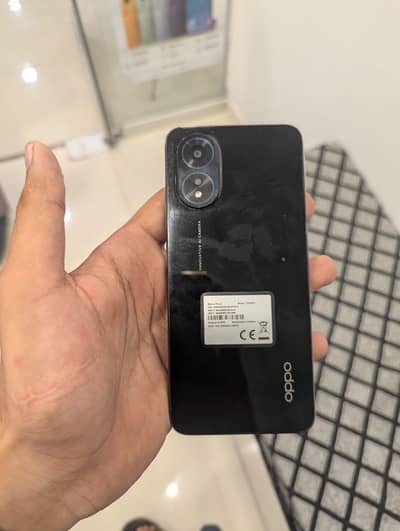 OPPO A18 4.64 with box and charger  03714524228