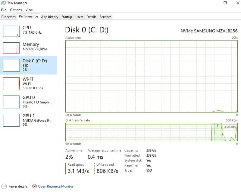 Intel Core i7 7th generation 7