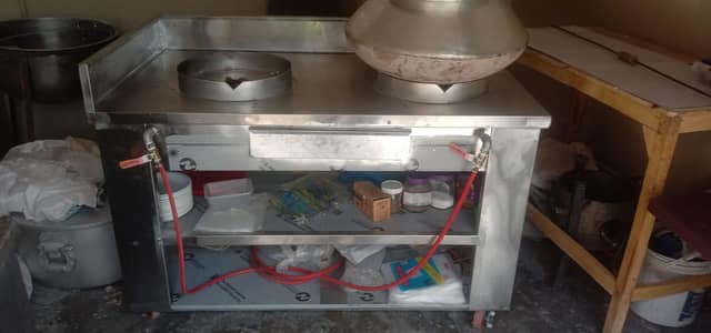 food steel counter