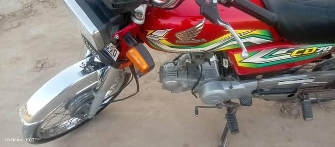 Honda CD 70 22/2023 model original fresh condition
