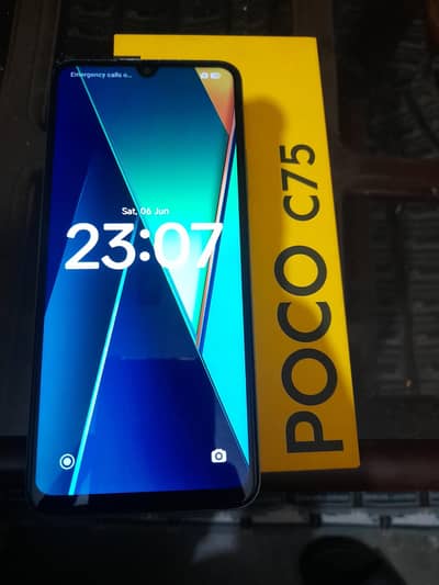 Xiaomi POCO C75 8/256 with Box And Charger