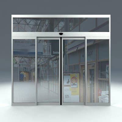 Automatic sliding doors machine