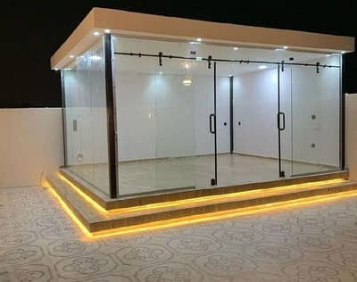 Automatic sliding doors machine