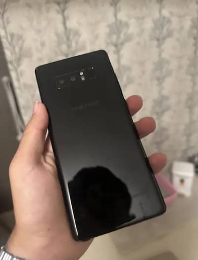 Samsung Mobile Note 8 ofishal aproved 6gb 64gb all ok gelas cerk