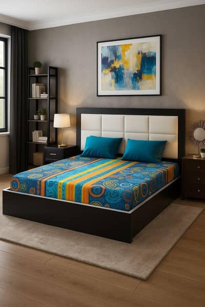 Bed set queen and king size available