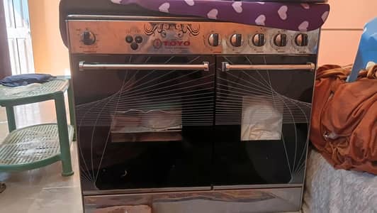 Toyo gas + range oven |Zabardast for family  use