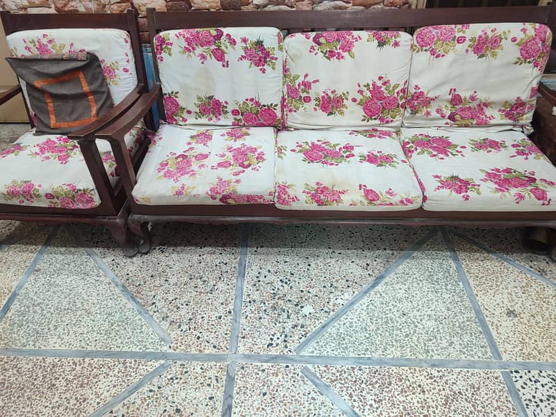 Solid Wood Sofa Set 0