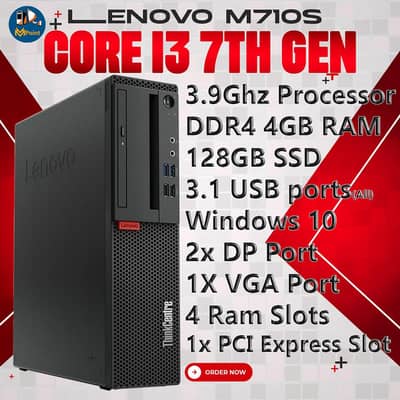 i3 7th 3.9Ghz 16GB DDR4 RAM 512GBB SSD Complete Set Lenovo