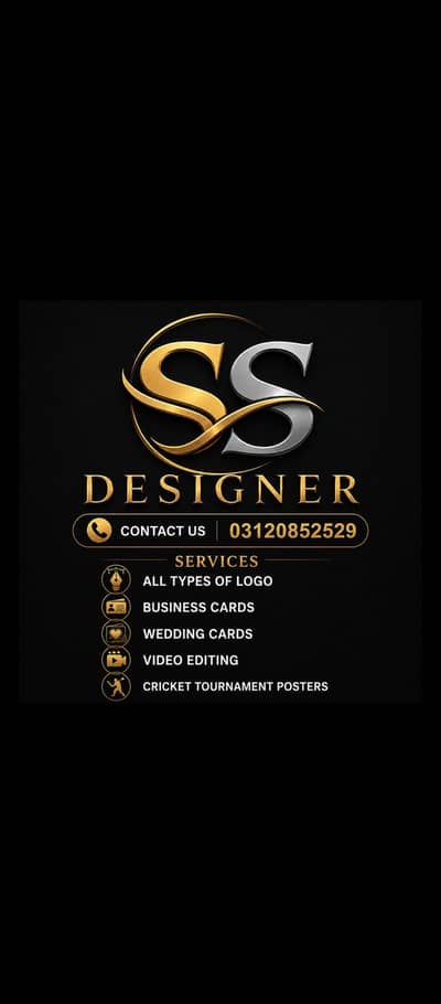  Professional Logo Design | Poster Design | Video Editing Services