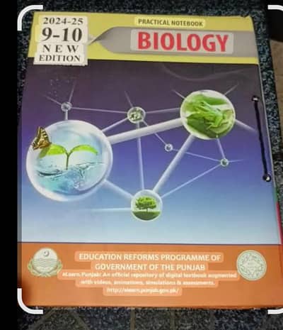 Practical Biology hand made book available.