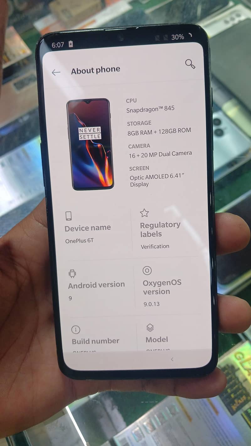 One Plus 6T 6