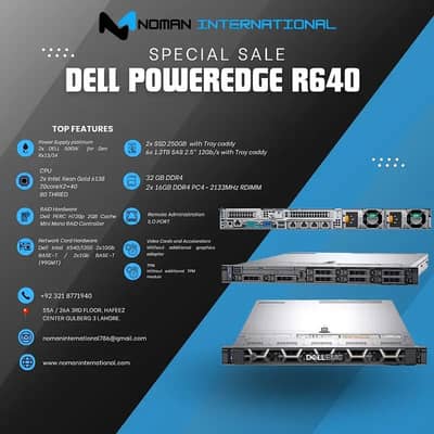 Dell PowerEdge R640 | 40-Core Gold 6138 | 10Gb Networking | server