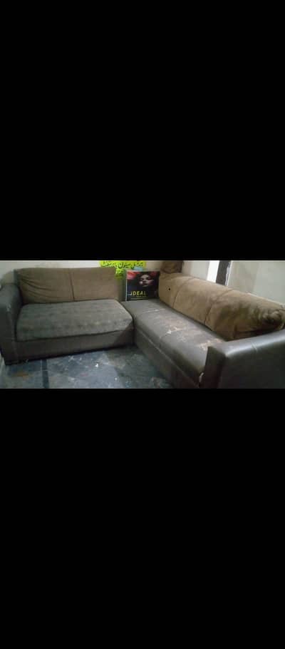 L shaped sofa set for urgent sale